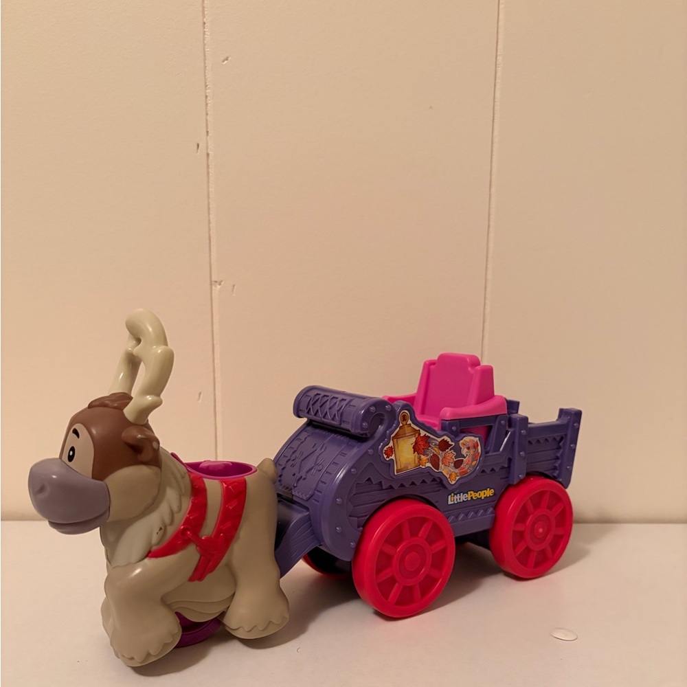 Fisher Price Little People Frozen Sled with Sven